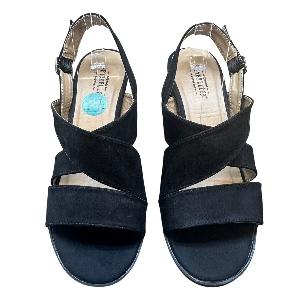 Seychelles black suede